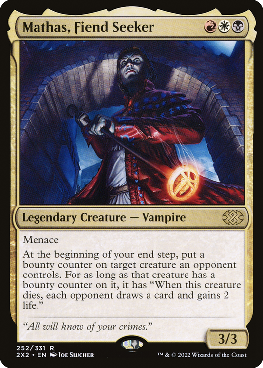 Mathas, Fiend Seeker [Double Masters 2022] Foil