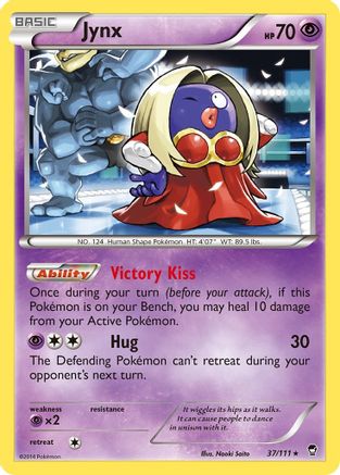 Jynx (37) Reverse Holofoil - XY  Furious Fists
