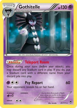 Gothitelle (41) Reverse Holofoil - XY  Furious Fists