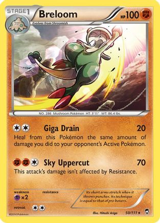 Breloom (50/111) [XY: Furious Fists] | Silver Goblin