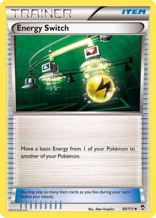 Energy Switch (89) Reverse Holofoil - XY  Furious Fists