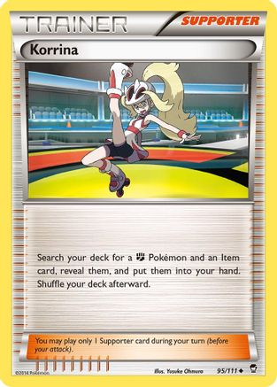 Korrina (95) Reverse Holofoil - XY  Furious Fists