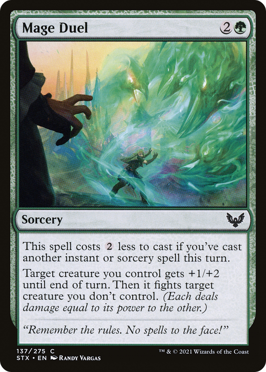 Mage Duel [Strixhaven: School of Mages] Foil