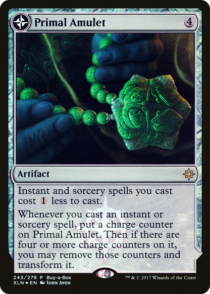 Primal Amulet // Primal Wellspring (Buy-A-Box) [Ixalan Treasure Chest]
