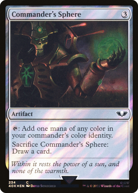 Commander's Sphere (234) (Surge Foil) [Warhammer 40,000]