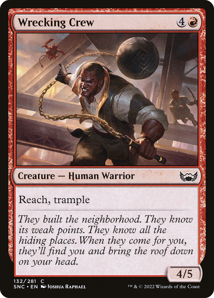 Wrecking Crew (132) Foil - Streets of New Capenna