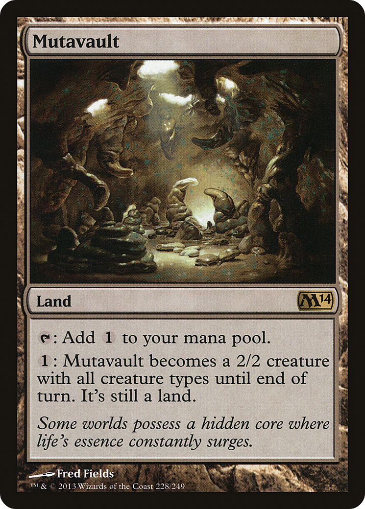 Mutavault [Magic 2014] Foil