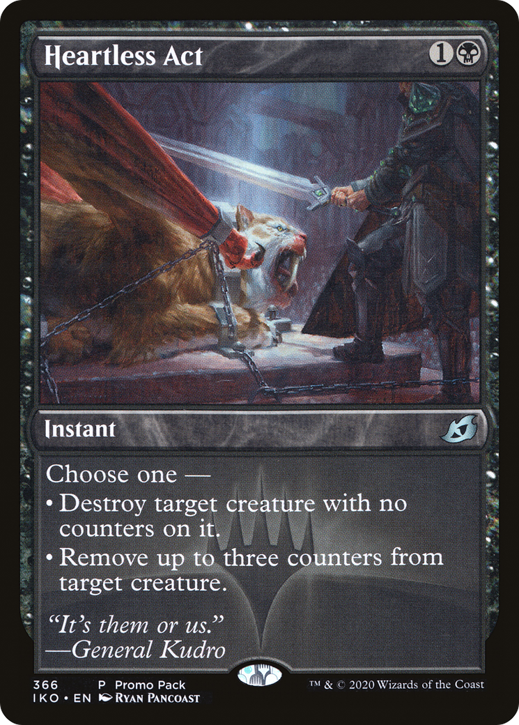 Heartless Act (Promo Pack) [Ikoria: Lair of Behemoths Promos] Foil