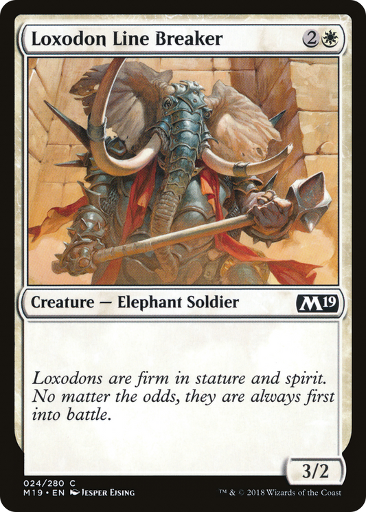 Loxodon Line Breaker [Core Set 2019] Foil