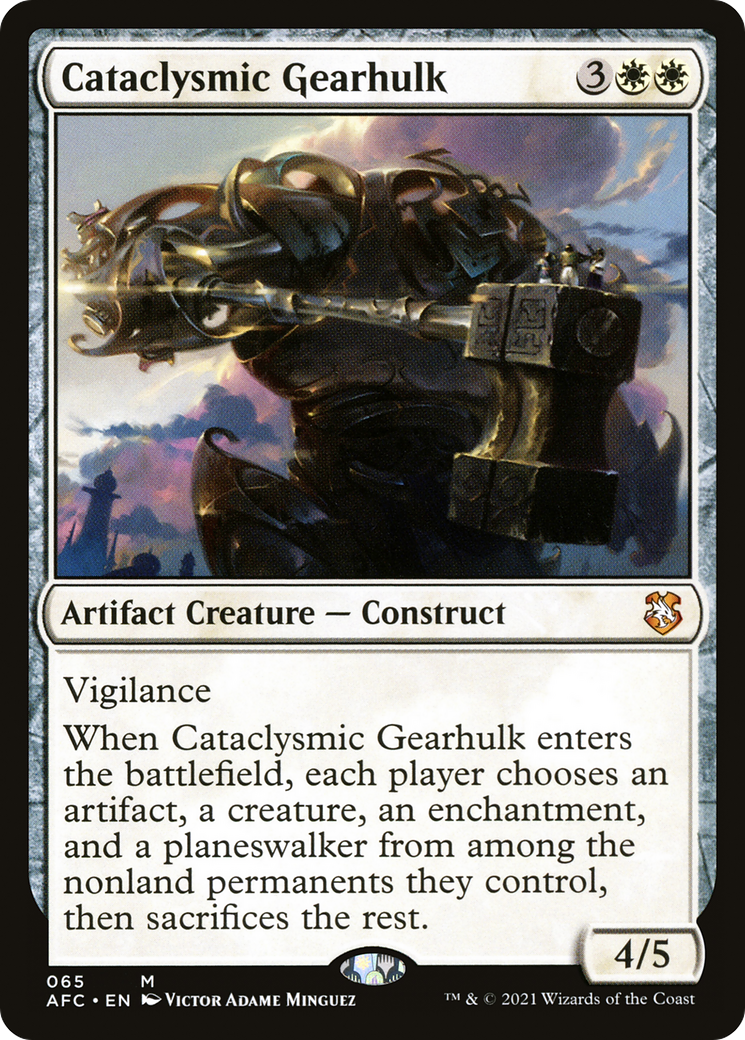 Cataclysmic Gearhulk [Dungeons & Dragons: Adventures in the Forgotten Realms Commander] | Silver Goblin