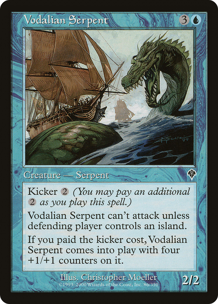 Vodalian Serpent [Invasion] Foil