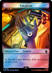 Copy // Treasure (0062) Double-Sided Token (Surge Foil) [Doctor Who Tokens] | Silver Goblin