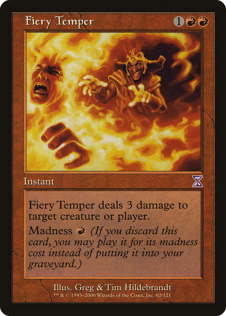 Fiery Temper [Time Spiral Timeshifted] Foil