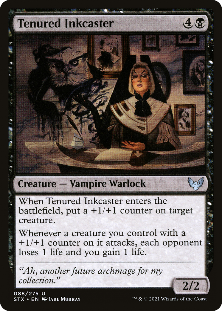 Tenured Inkcaster [Strixhaven: School of Mages] Foil