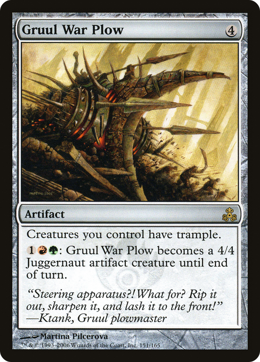 Gruul War Plow [Guildpact] Foil