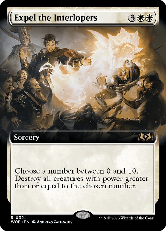 Expel the Interlopers (Extended Art) [Wilds of Eldraine] Foil