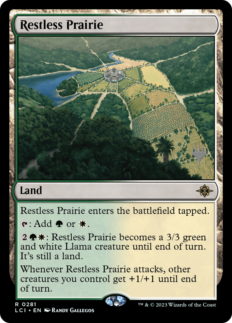 Restless Prairie (Promo Pack) [The Lost Caverns of Ixalan Promos] Foil