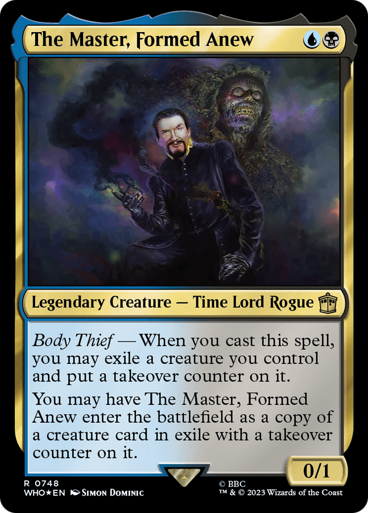 The Master, Formed Anew (Surge Foil) [Doctor Who] | Silver Goblin