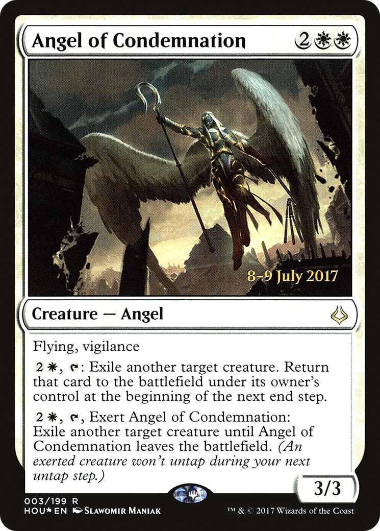 Angel of Condemnation [Hour of Devastation Prerelease Promos] | Silver Goblin