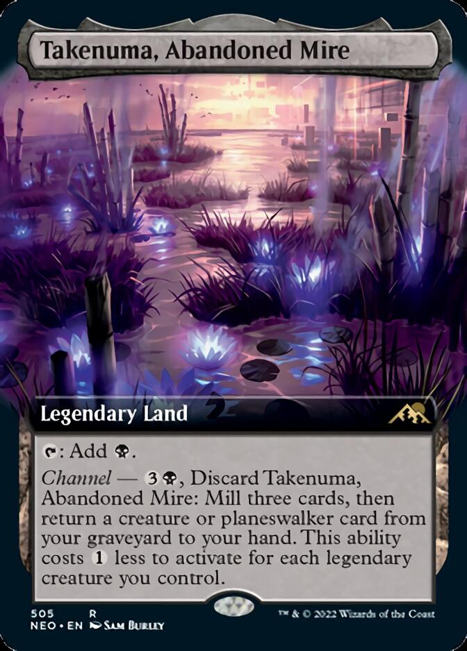 Takenuma, Abandoned Mire (Extended Art) [Kamigawa: Neon Dynasty] | Silver Goblin