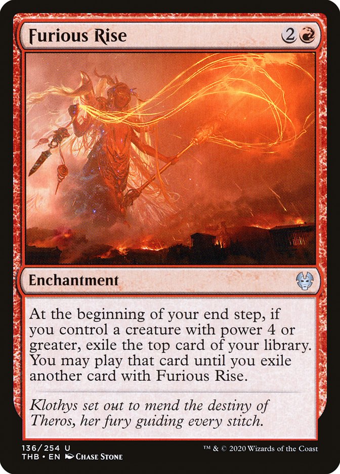 Furious Rise [Theros Beyond Death] | Silver Goblin