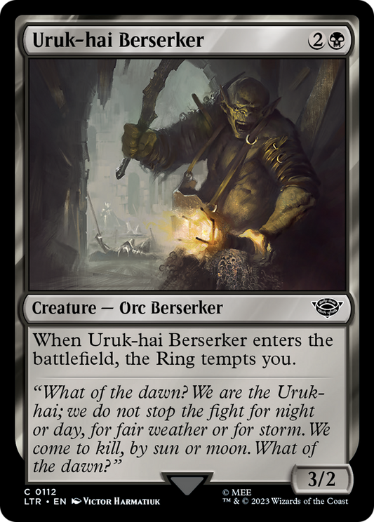 Uruk-hai Berserker [The Lord of the Rings: Tales of Middle-Earth] Foil