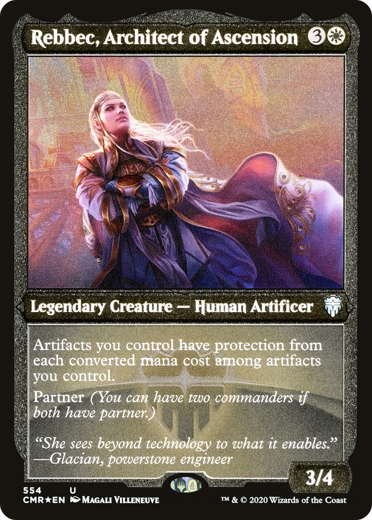 Rebbec, Architect of Ascension (554) Etched - Commander Legends