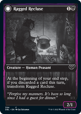 Ragged Recluse // Odious Witch [Innistrad: Double Feature] Foil