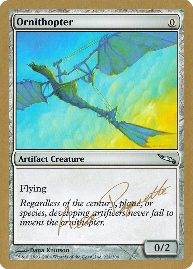 Ornithopter (Aeo Paquette) [World Championship Decks 2004] | Silver Goblin