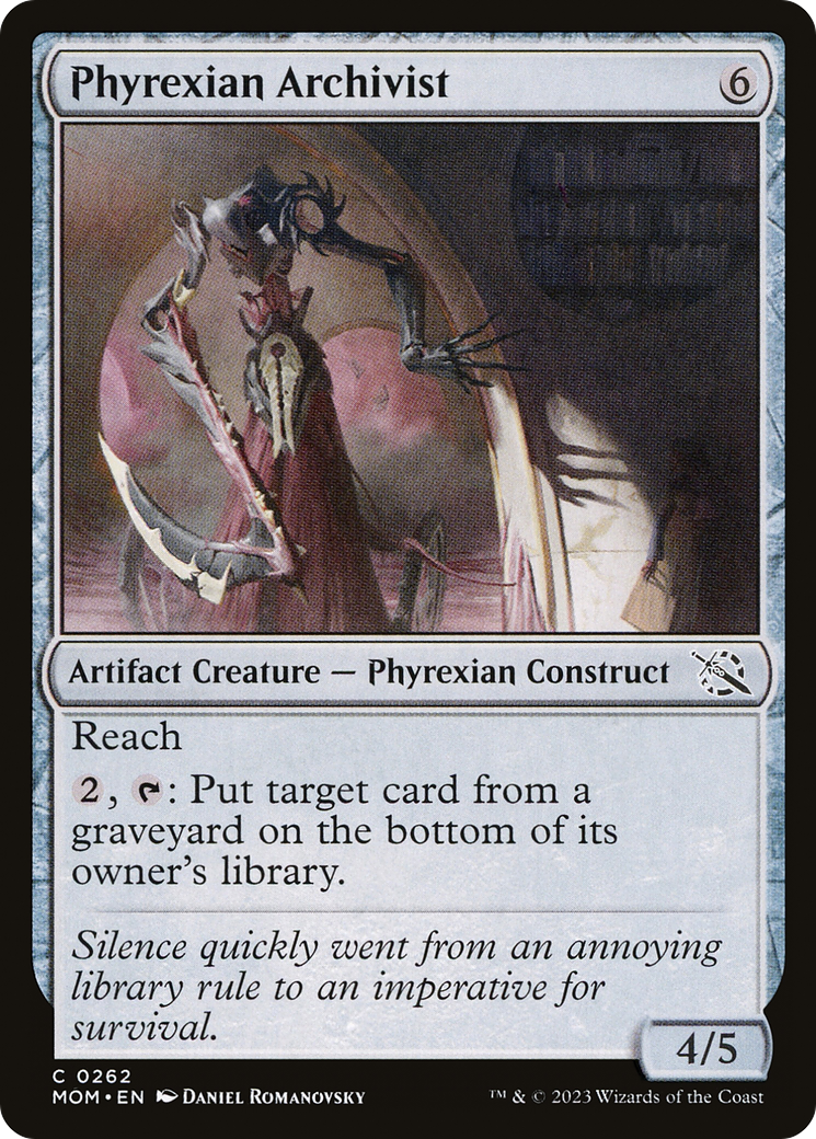 Phyrexian Archivist [March of the Machine] Foil