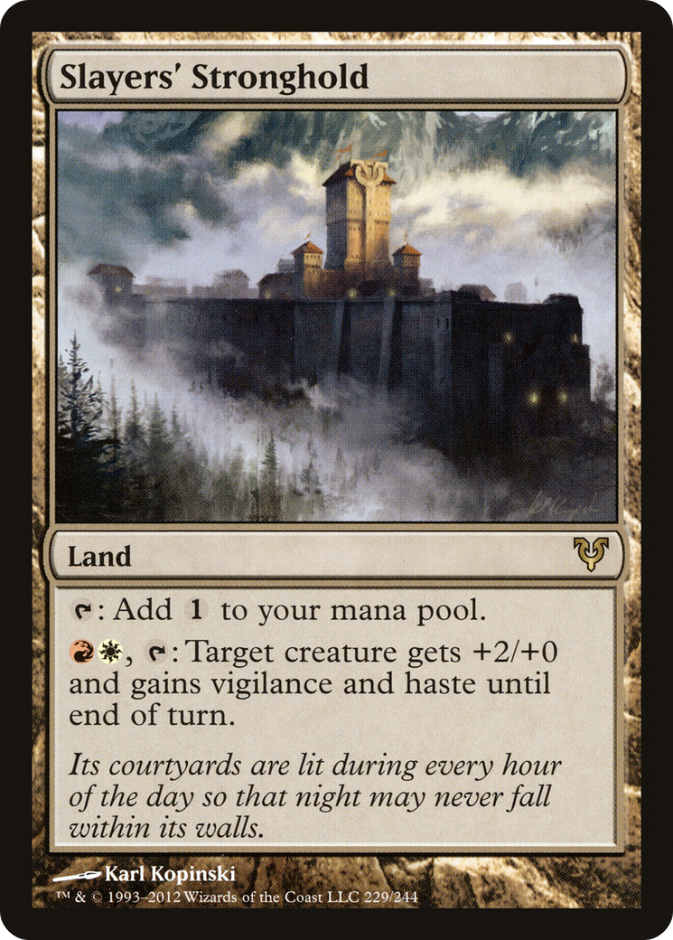 Slayers' Stronghold (229) Foil - Avacyn Restored