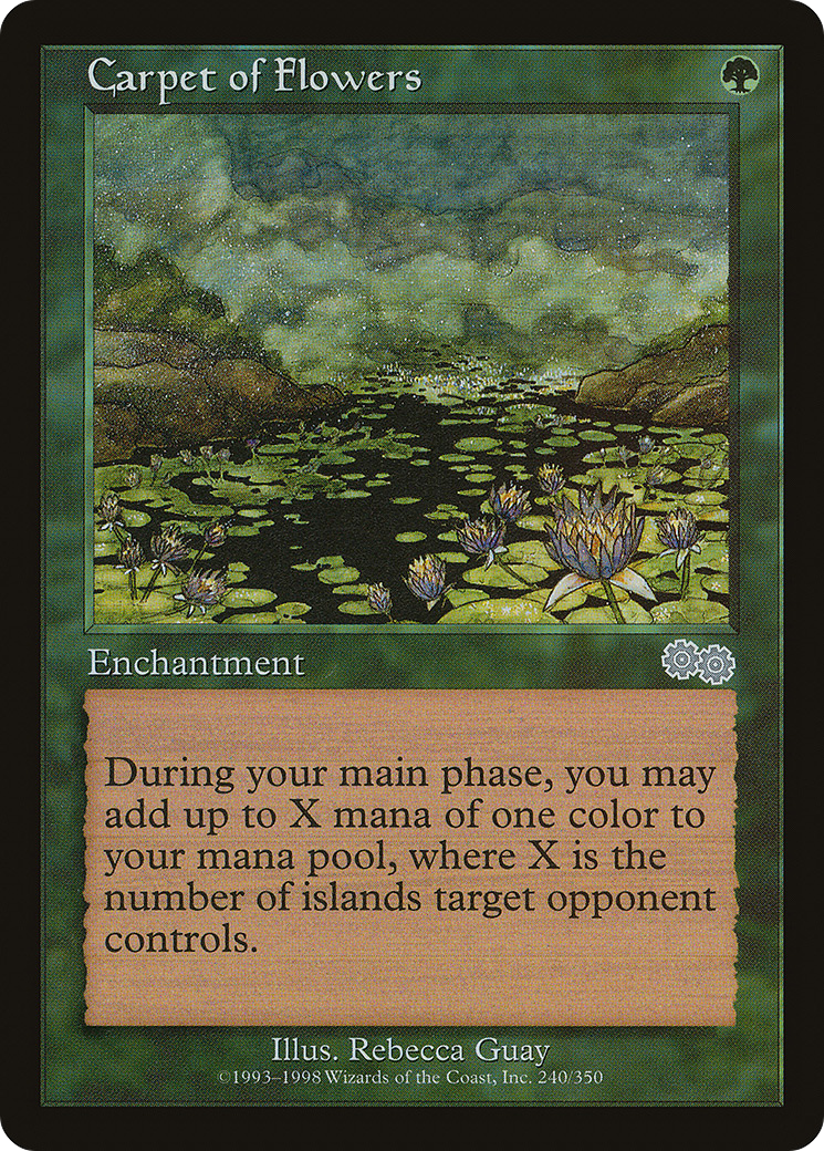 Carpet of Flowers [Urza's Saga] | Silver Goblin