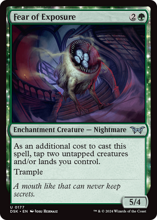 Fear of Exposure: (enchantment) (177)