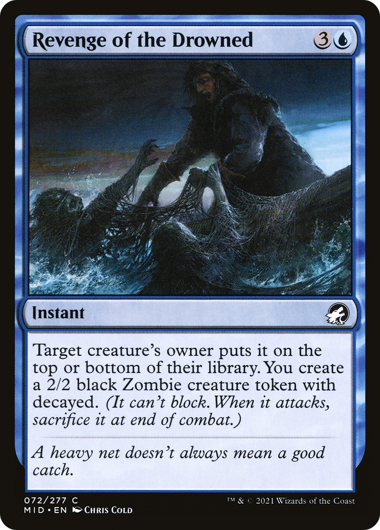 Revenge of the Drowned (072) Foil - Innistrad: Midnight Hunt