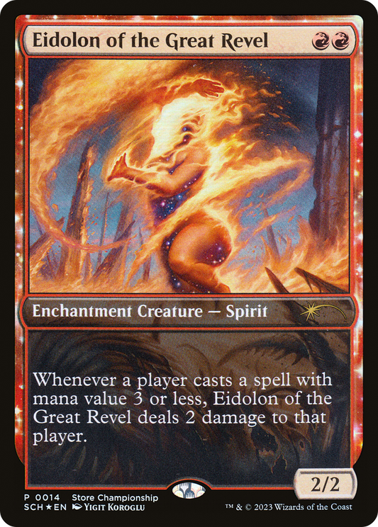 Eidolon of the Great Revel [Store Championships 2023] Foil