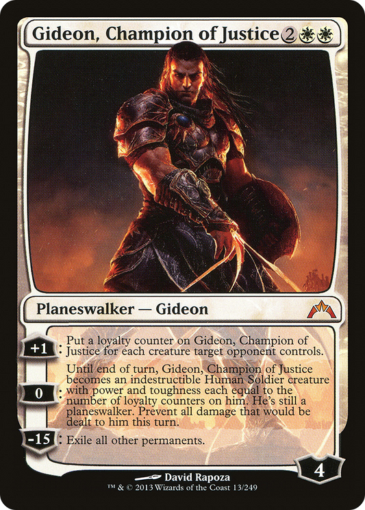 Gideon, Champion of Justice [Gatecrash] Foil