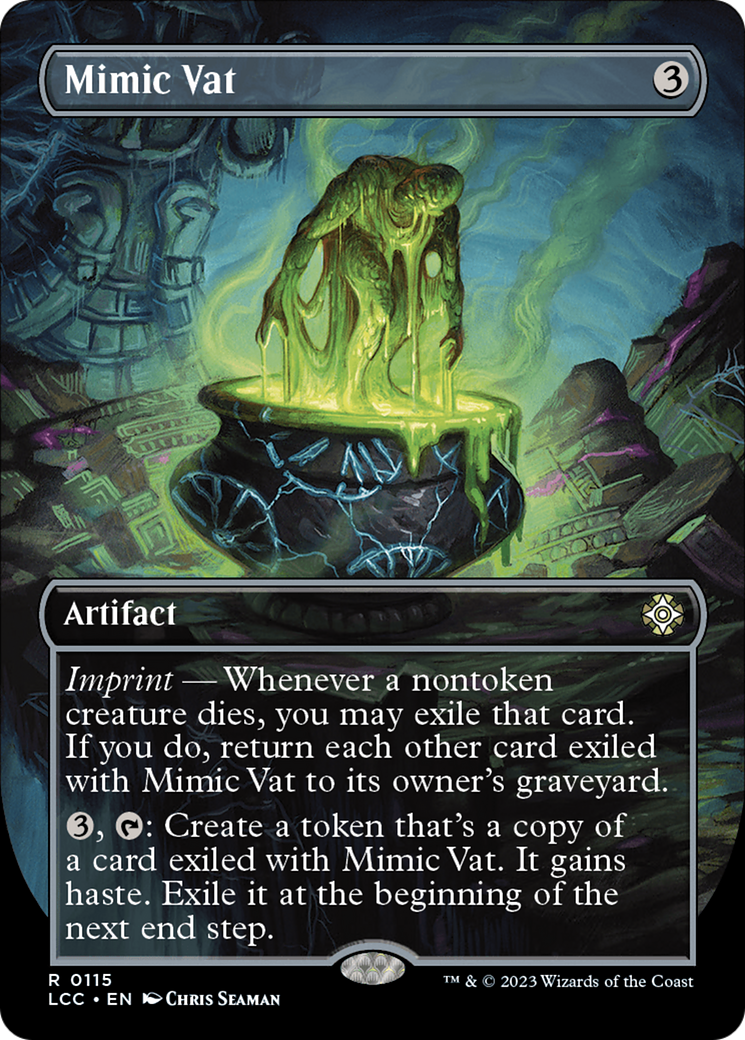 Mimic Vat (Borderless) [The Lost Caverns of Ixalan Commander] Foil