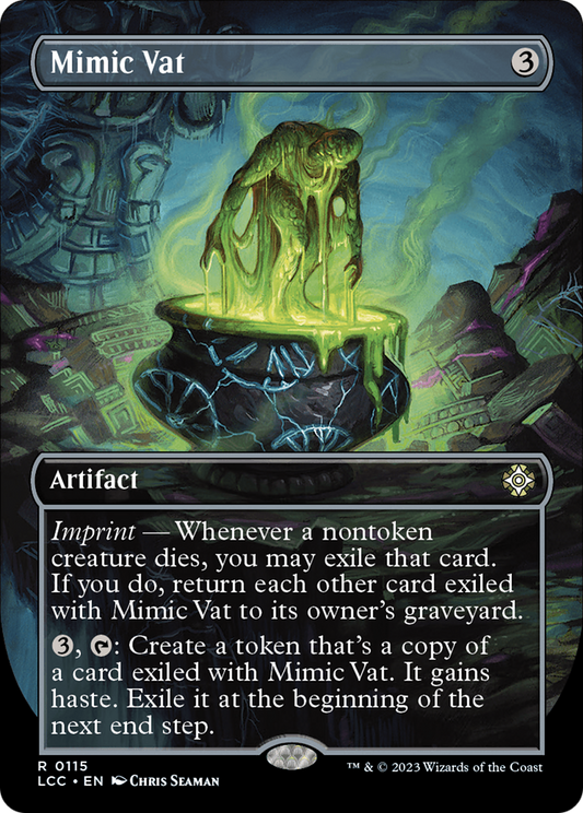 Mimic Vat (Borderless) [The Lost Caverns of Ixalan Commander] Foil