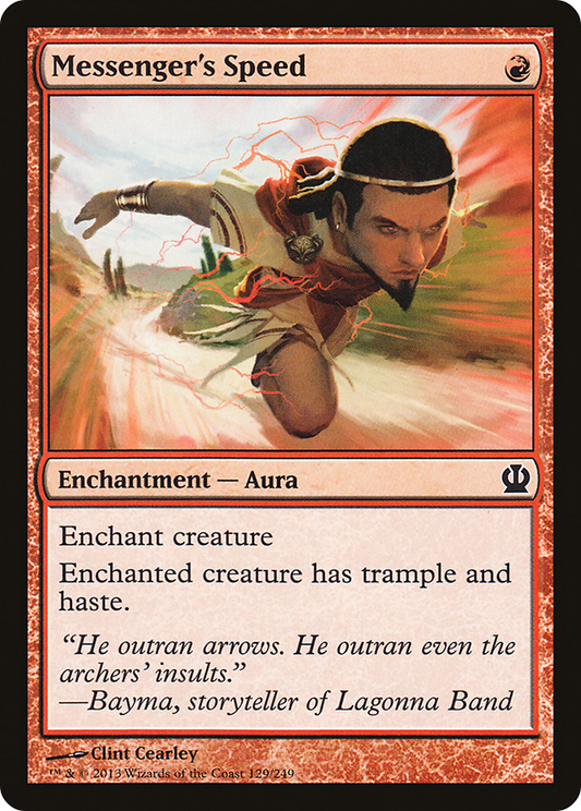 Messenger's Speed [Theros] Foil