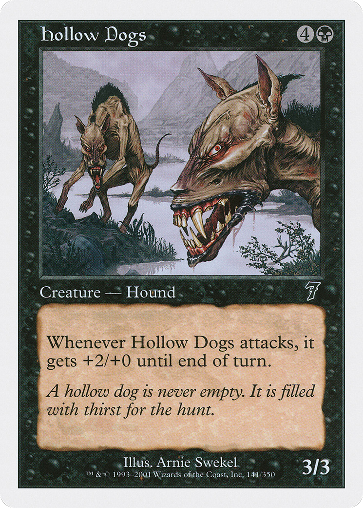Hollow Dogs (141) Foil - Seventh Edition