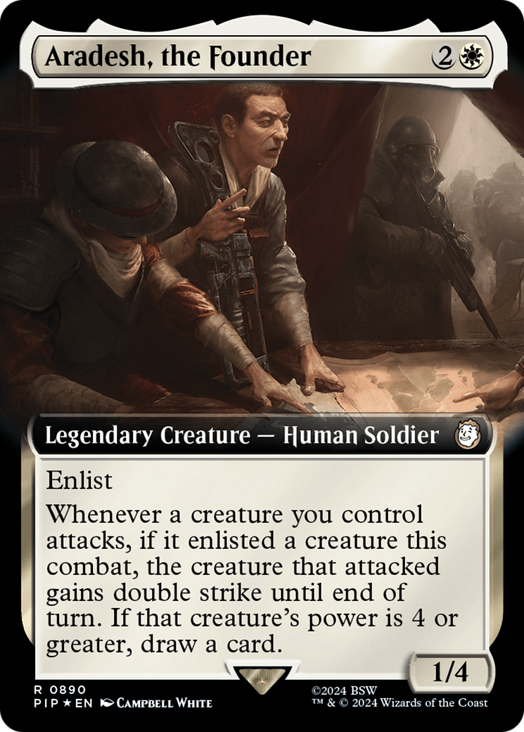 Aradesh, the Founder (Extended Art) (Surge Foil) [Fallout] | Silver Goblin