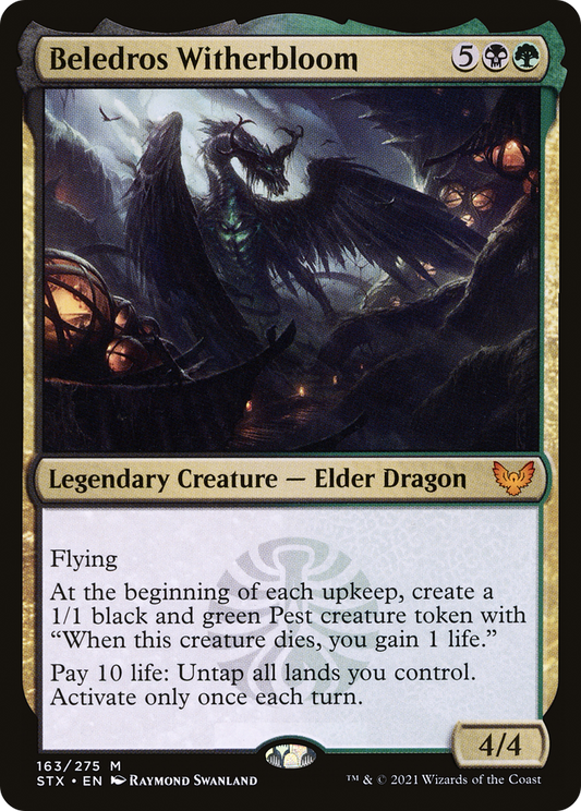 Beledros Witherbloom [Strixhaven: School of Mages] Foil