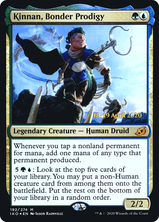 Kinnan, Bonder Prodigy [Ikoria: Lair of Behemoths Prerelease Promos]