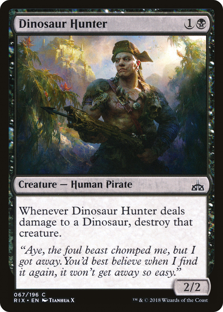 Dinosaur Hunter [Rivals of Ixalan] Foil