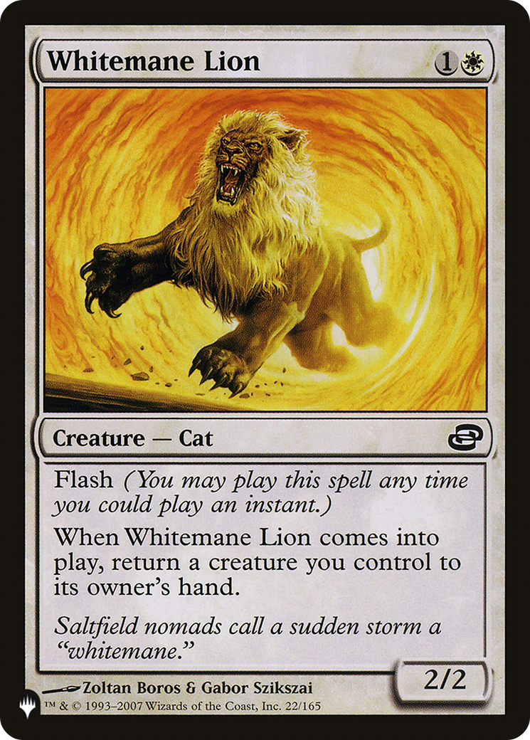 Whitemane Lion (PLC-22)