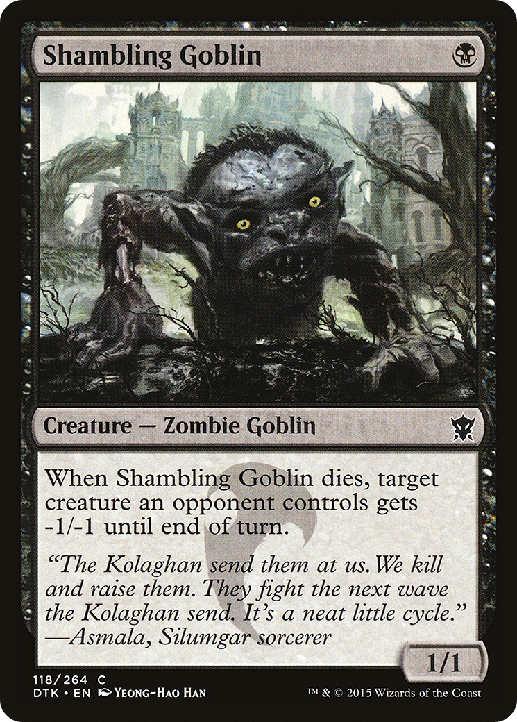 Shambling Goblin [Dragons of Tarkir] Foil