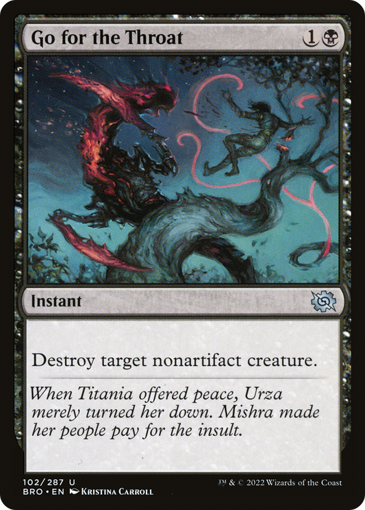 Go for the Throat [The Brothers' War] Foil