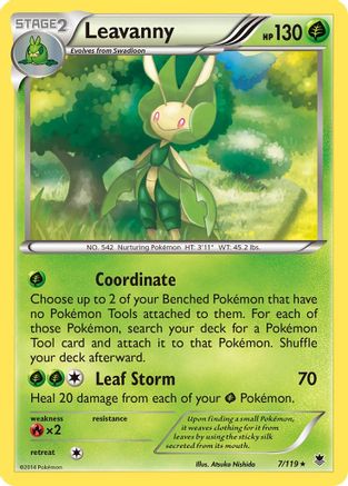 Leavanny (7/119) [XY: Phantom Forces] | Silver Goblin