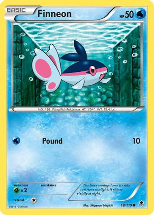 Finneon (18) Reverse Holofoil - XY  Phantom Forces