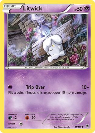 Litwick (41/119) [XY: Phantom Forces] | Silver Goblin